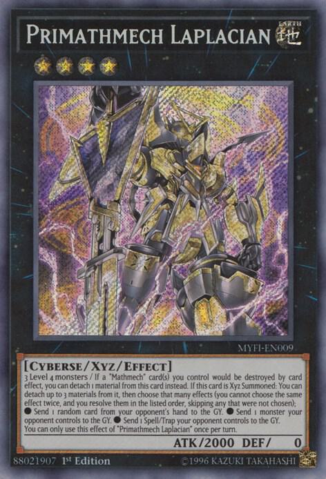 Primathmech Laplacian MYFI-EN009 card from Mystic Fighters