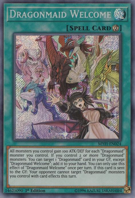 Dragonmaid Welcome MYFI-EN024 card from Mystic Fighters