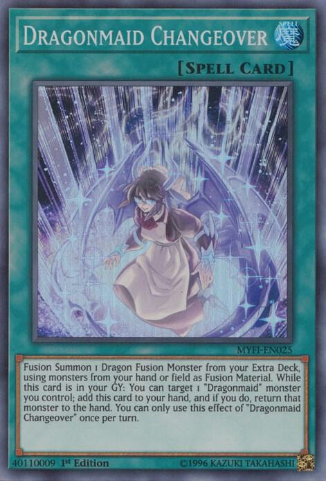 Dragonmaid Changeover MYFI-EN025 card from Mystic Fighters