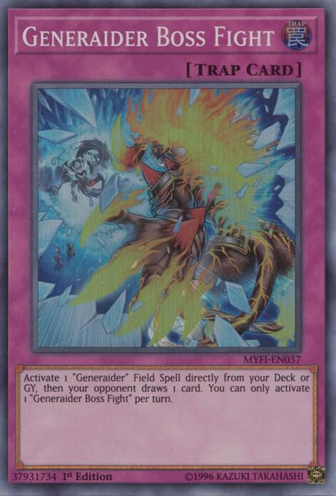 Generaider Boss Fight MYFI-EN037 card from Mystic Fighters