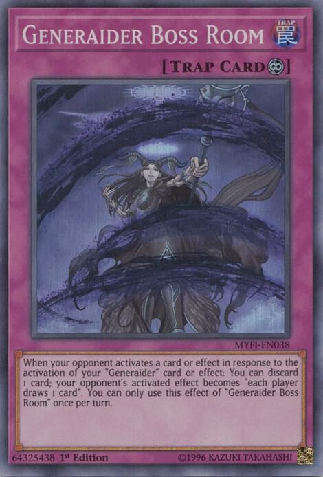 Generaider Boss Room MYFI-EN038 card from Mystic Fighters