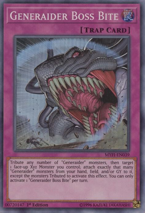 Generaider Boss Bite MYFI-EN039 card from Mystic Fighters