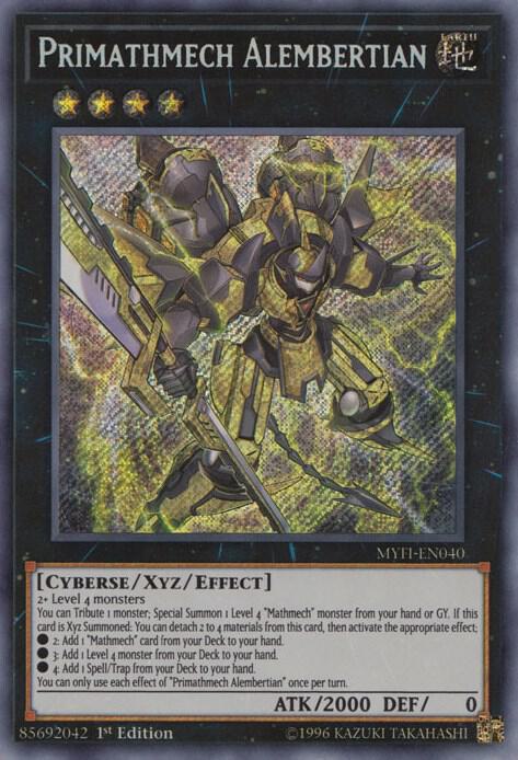 Primathmech Alembertian MYFI-EN040 card from Mystic Fighters