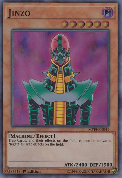 Jinzo MYFI-EN041 card from Mystic Fighters