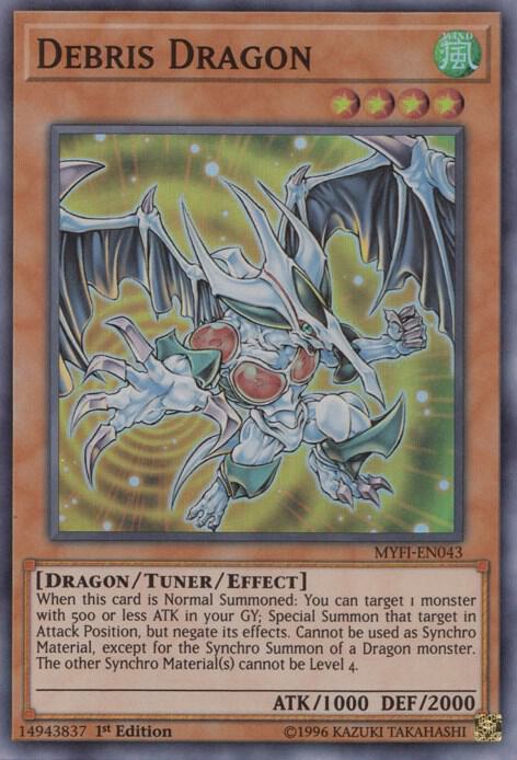 Debris Dragon MYFI-EN043 card from Mystic Fighters