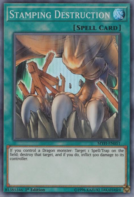 Stamping Destruction MYFI-EN051 card from Mystic Fighters