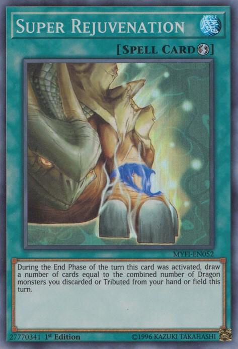 Super Rejuvenation MYFI-EN052 card from Mystic Fighters