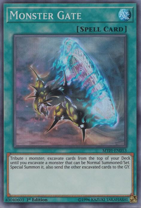 Monster Gate MYFI-EN053 card from Mystic Fighters