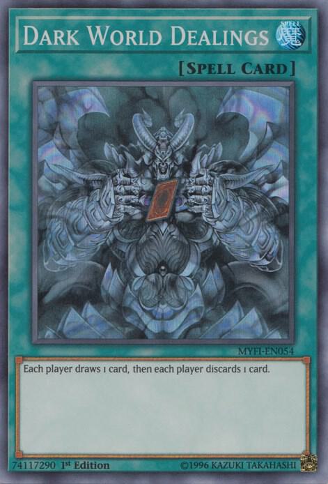 Dark World Dealings MYFI-EN054 card from Mystic Fighters