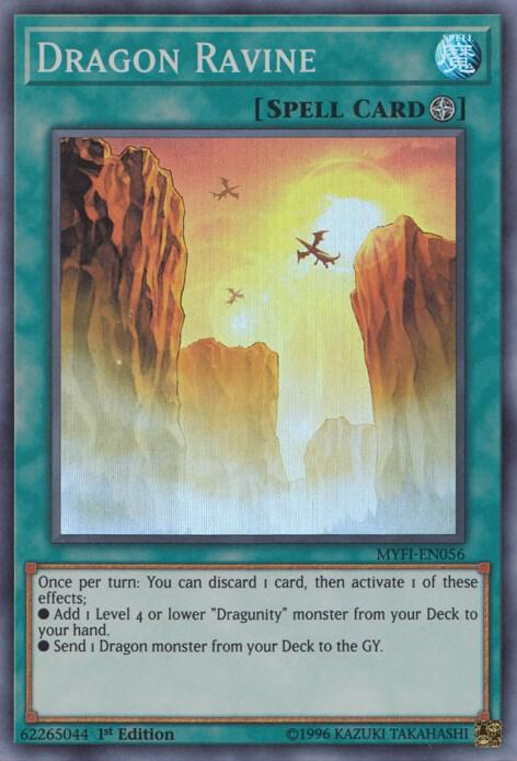 Dragon Ravine MYFI-EN056 card from Mystic Fighters