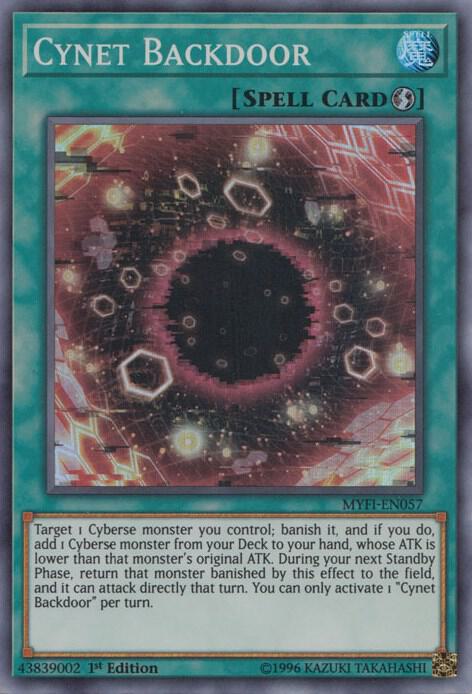 Cynet Backdoor MYFI-EN057 card from Mystic Fighters