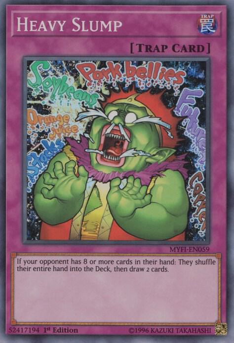 Heavy Slump MYFI-EN059 card from Mystic Fighters