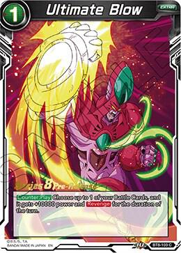 Ultimate Blow BT8-103_PR card from Malicious Machinations Pre-Release Cards