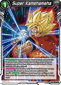 Super Kamehameha BT8-104_PR card from Malicious Machinations Pre-Release Cards
