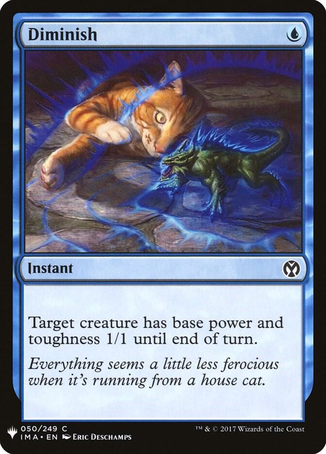 Diminish 50 card from The List Reprints