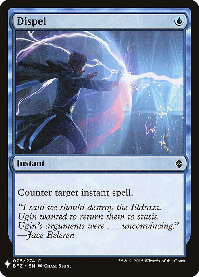 Dispel 76 card from The List Reprints