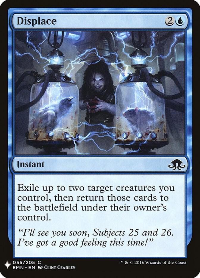 Displace 55 card from The List Reprints