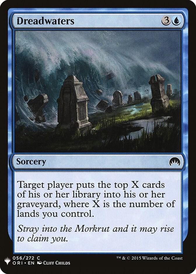 Dreadwaters 56 card from The List Reprints