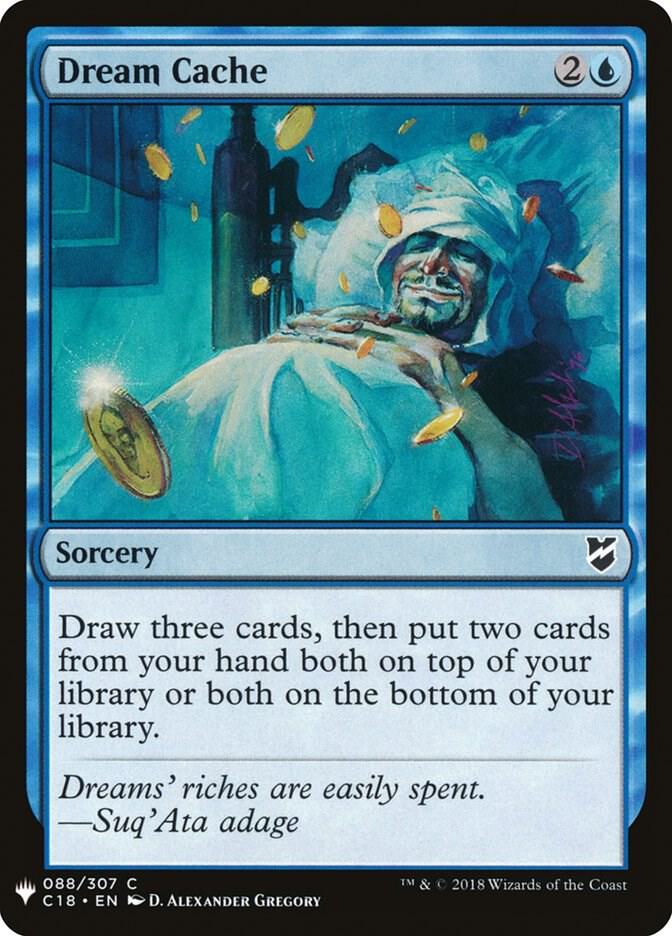 Dream Cache 88 card from The List Reprints