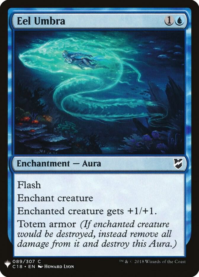 Eel Umbra 89 card from The List Reprints
