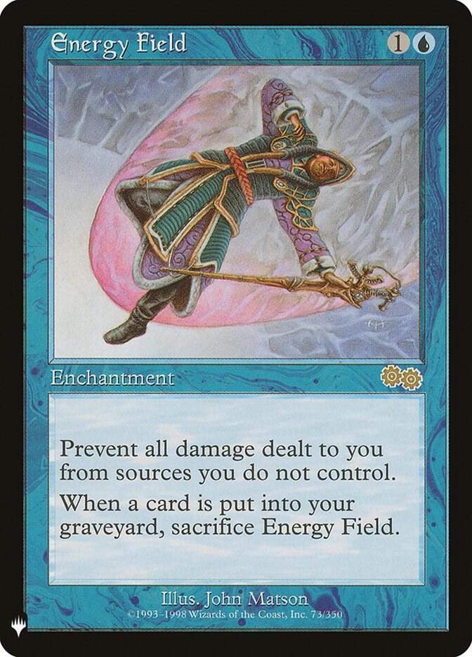 Energy Field 73/350 card from The List Reprints