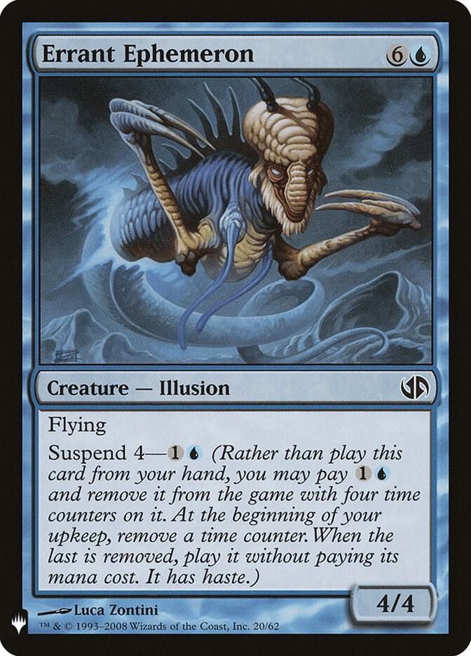 Errant Ephemeron 20 card from The List Reprints