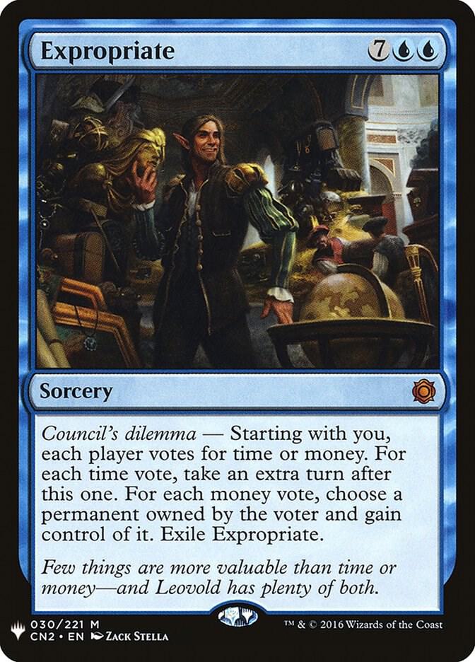 Expropriate 30 card from The List Reprints