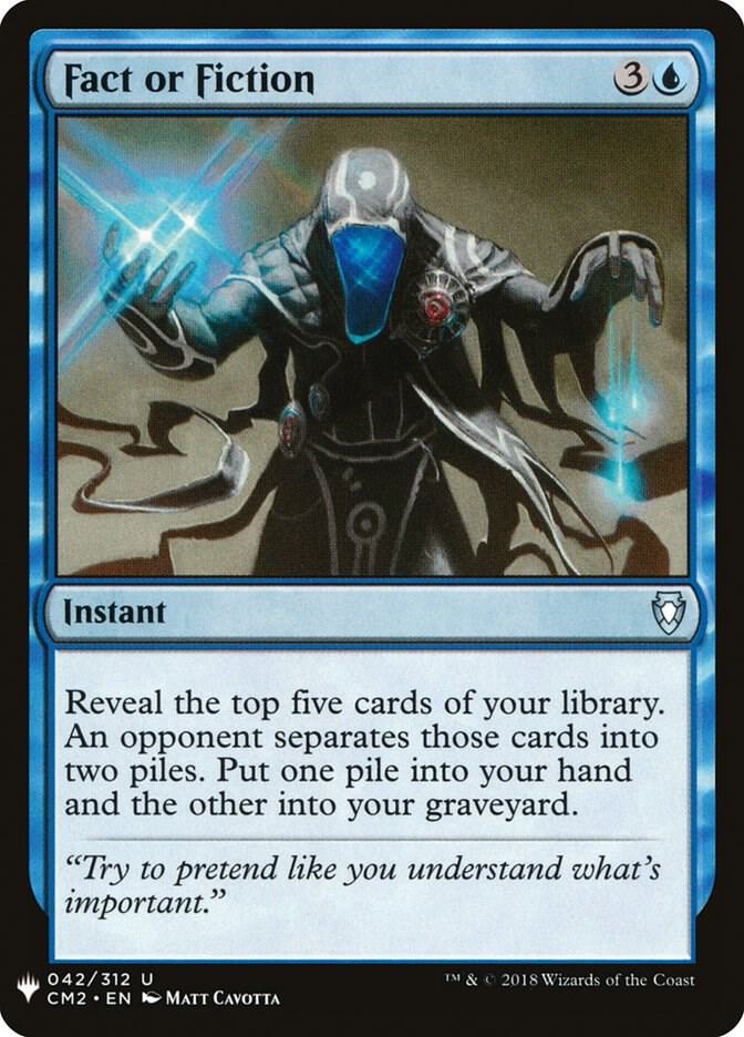Fact or Fiction (CM2) 42 card from The List Reprints