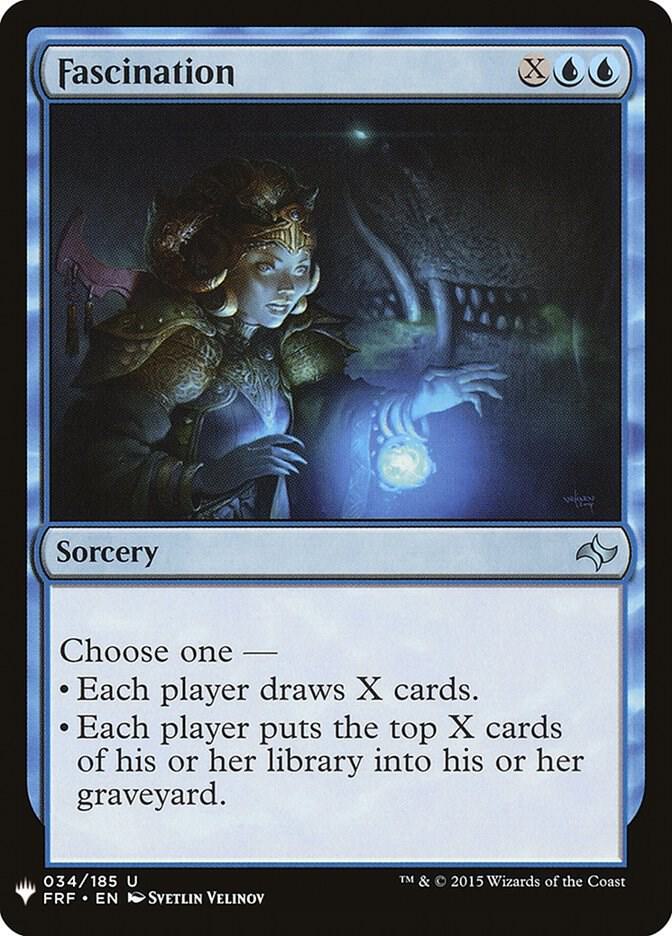 Fascination 34 card from The List Reprints