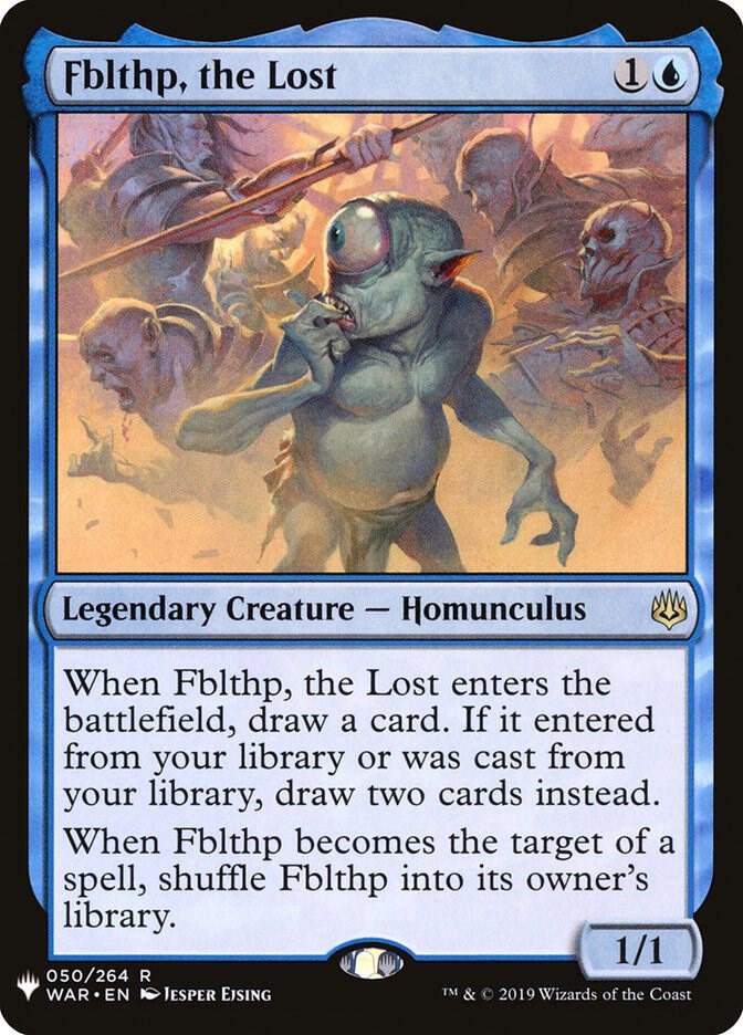 Fblthp, the Lost 050/264 card from The List Reprints