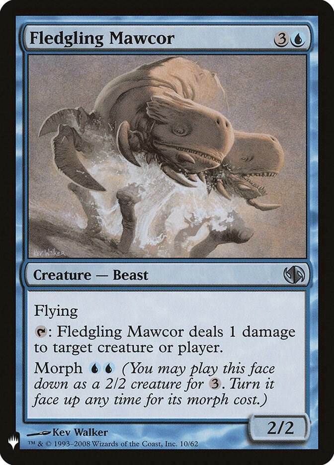 Fledgling Mawcor 10 card from The List Reprints