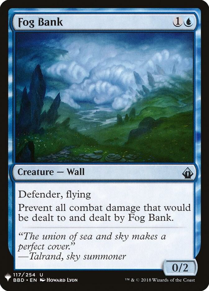 Fog Bank 117 card from The List Reprints