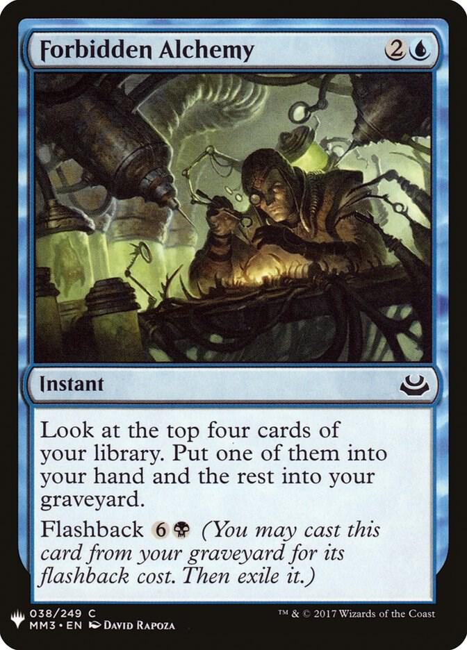 Forbidden Alchemy 38 card from The List Reprints
