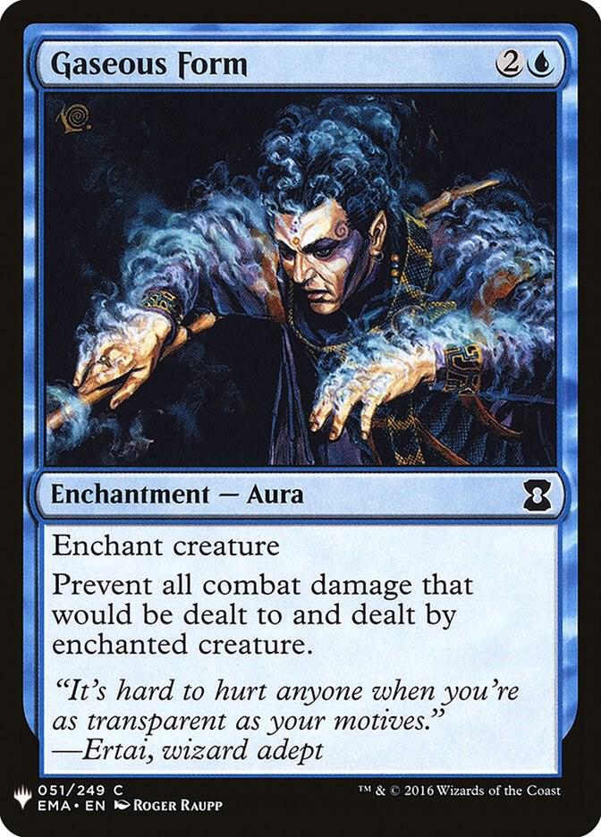 Gaseous Form 51 card from The List Reprints