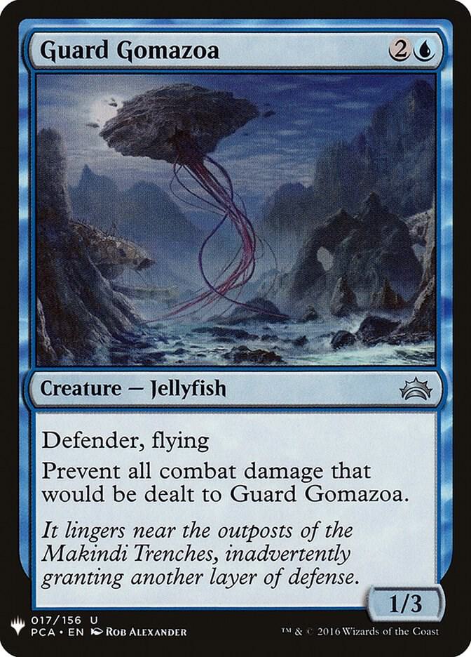 Guard Gomazoa 17 card from The List Reprints