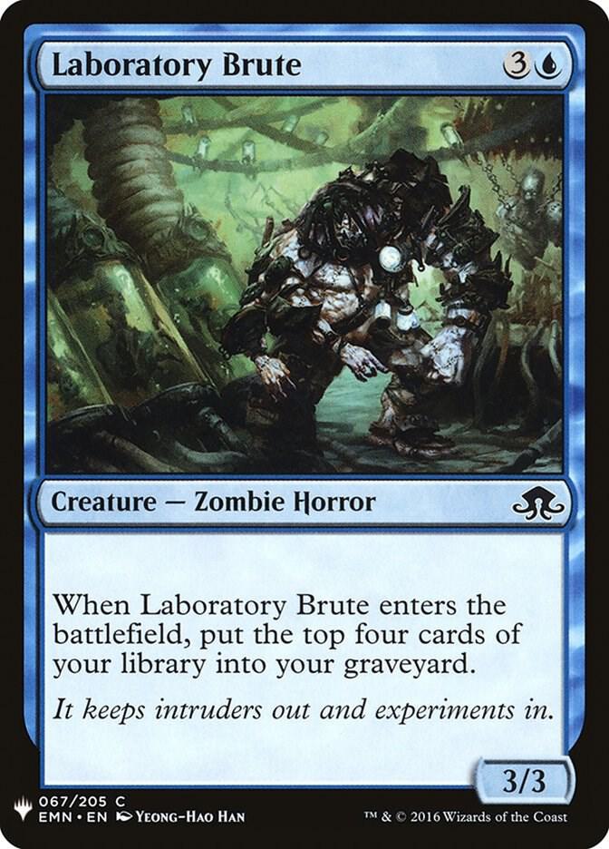 Laboratory Brute 67 card from The List Reprints