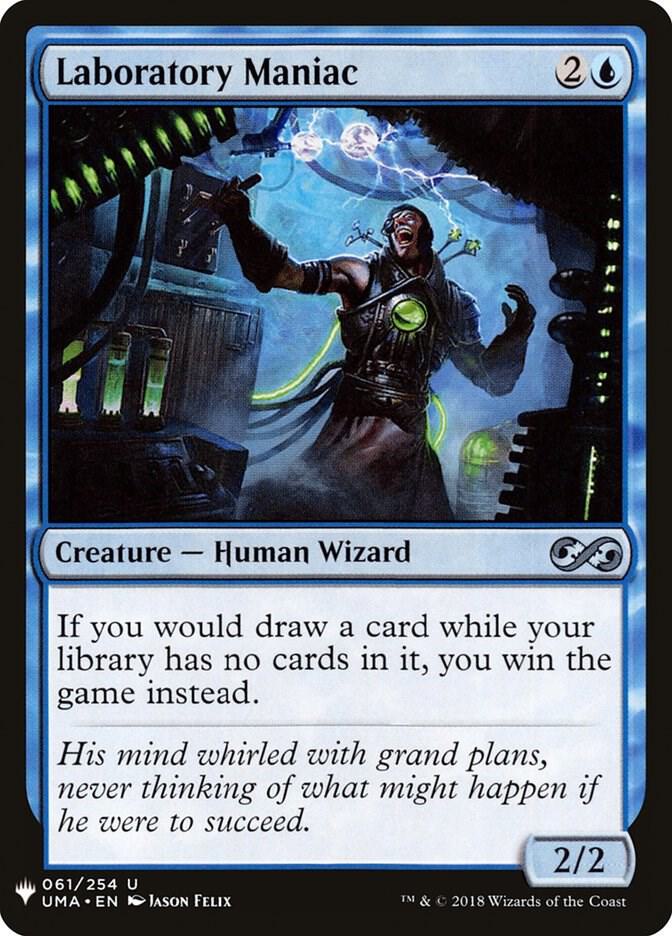 Laboratory Maniac (UMA) 61 card from The List Reprints