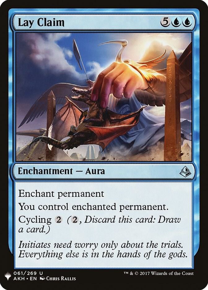 Lay Claim 61 card from The List Reprints