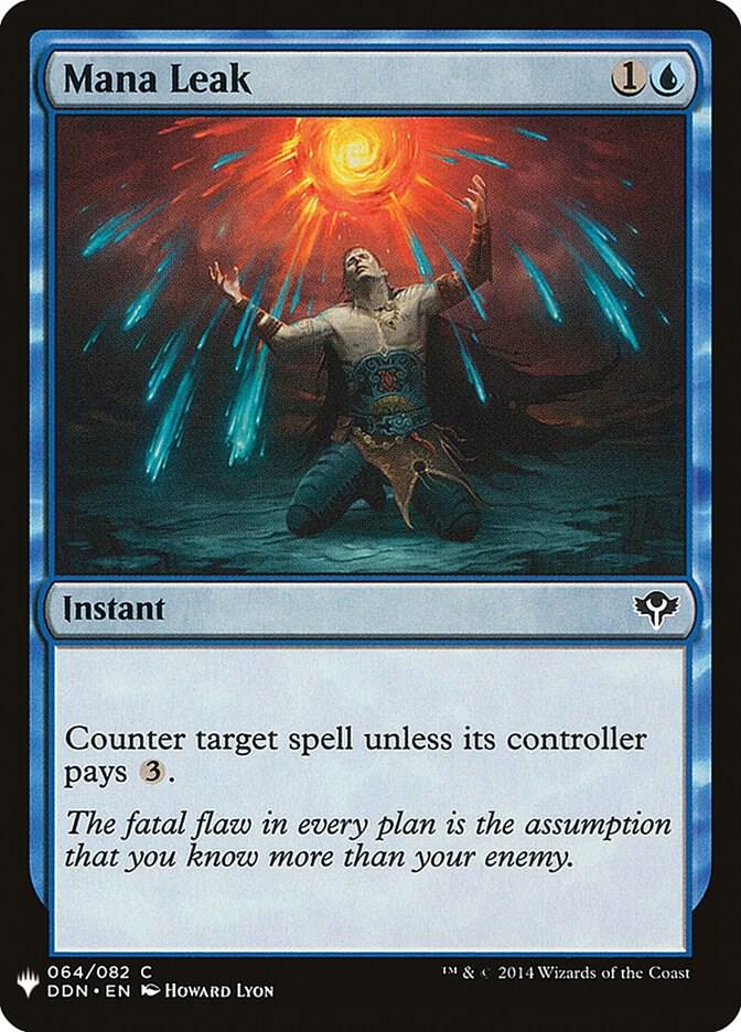 Mana Leak 64 card from The List Reprints