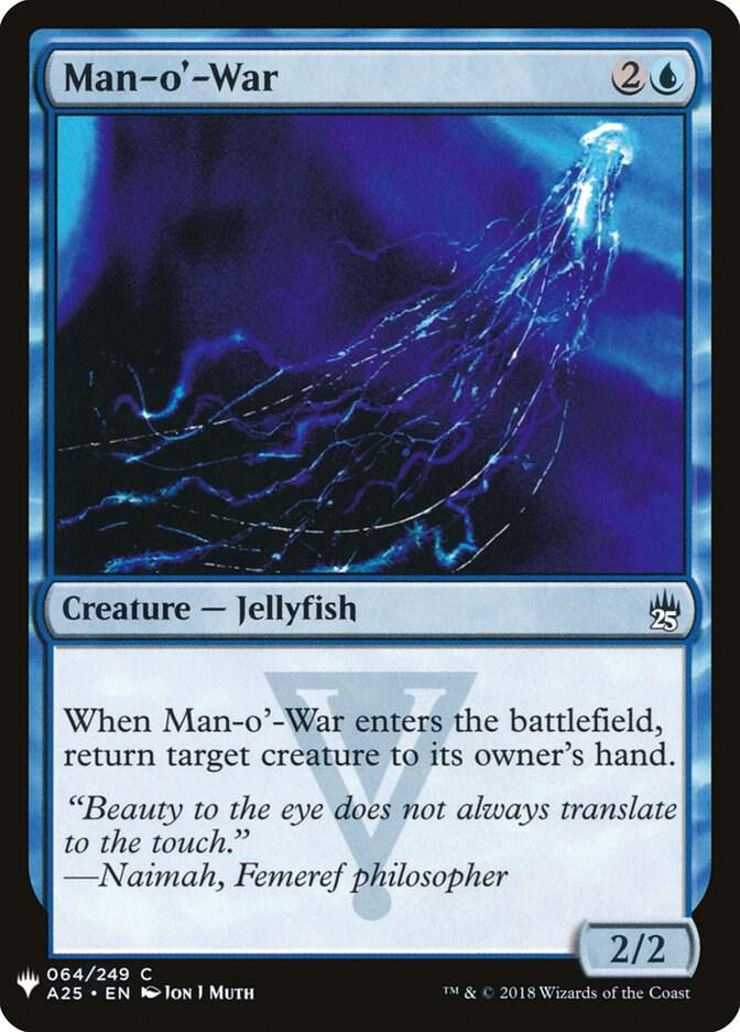 Man-o'-War (A25) 64 card from The List Reprints