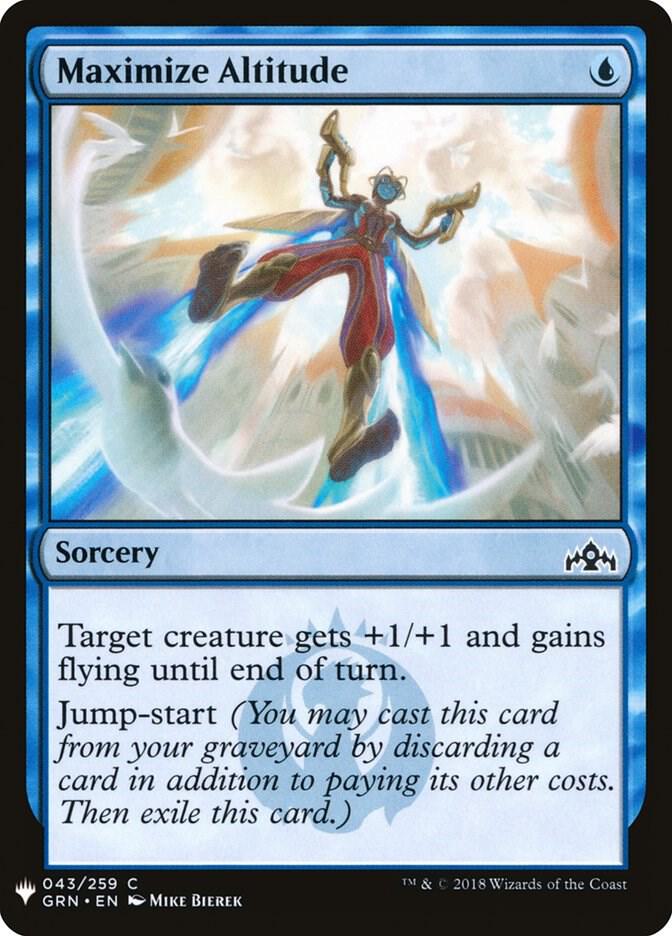 Maximize Altitude 43 card from The List Reprints