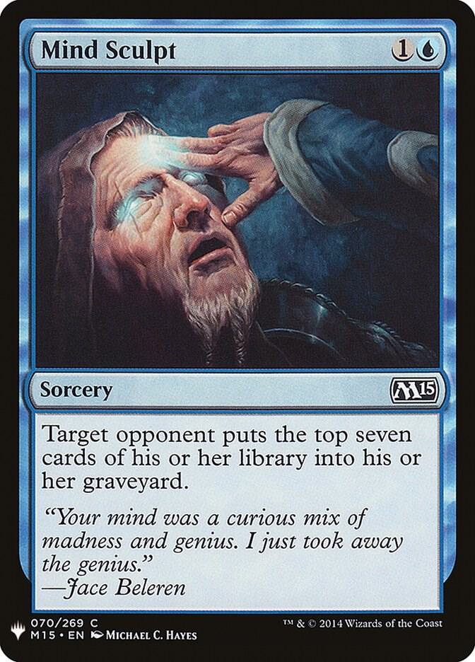 Mind Sculpt 70 card from The List Reprints