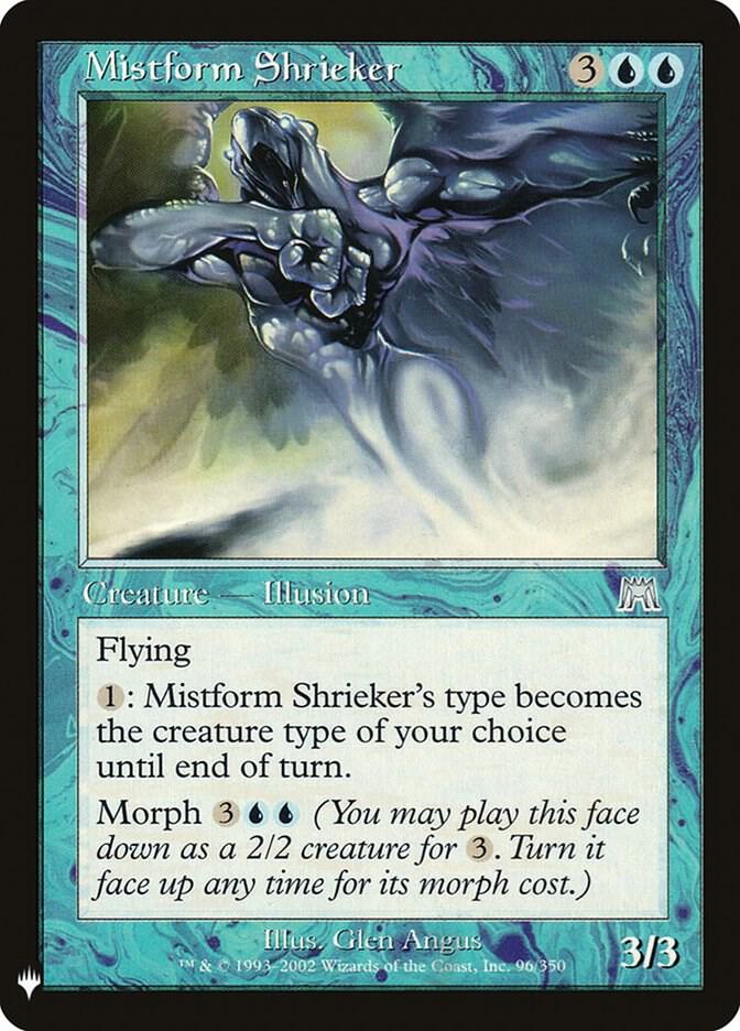 Mistform Shrieker 96 card from The List Reprints