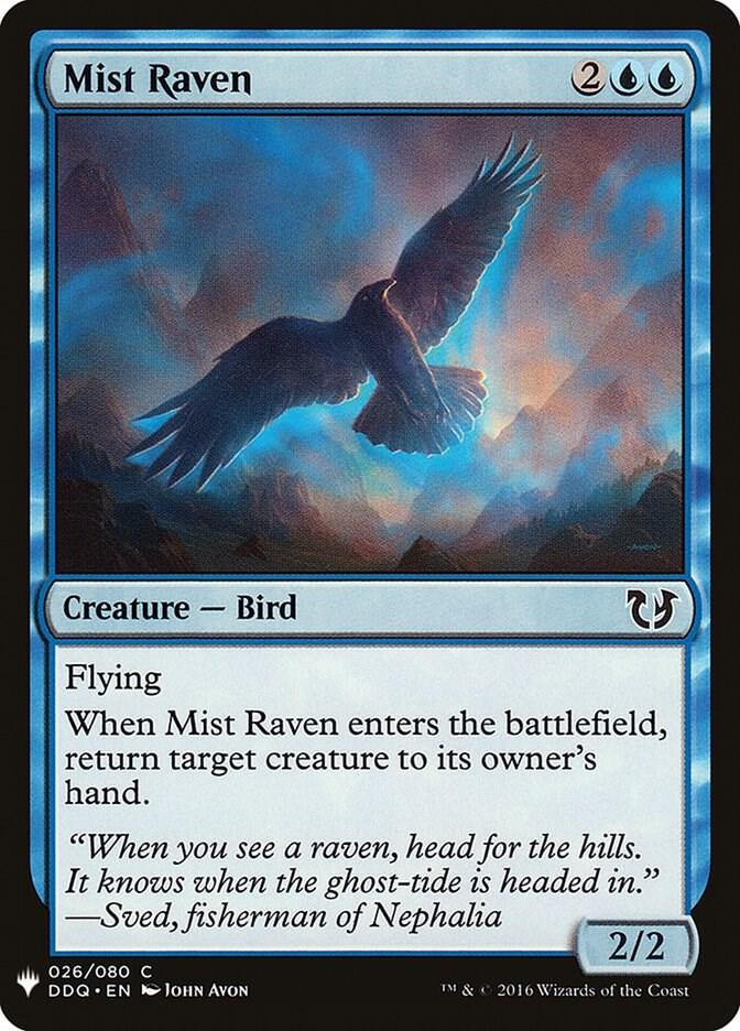 Mist Raven 26 card from The List Reprints