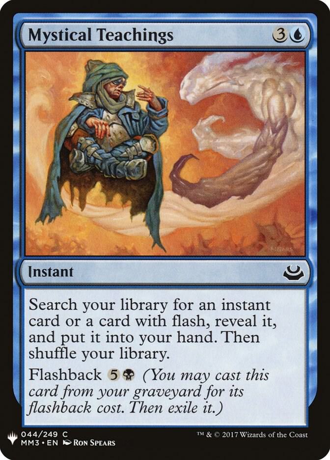 Mystical Teachings 44 card from The List Reprints