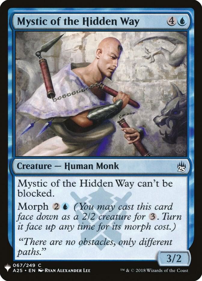 Mystic of the Hidden Way 67 card from The List Reprints