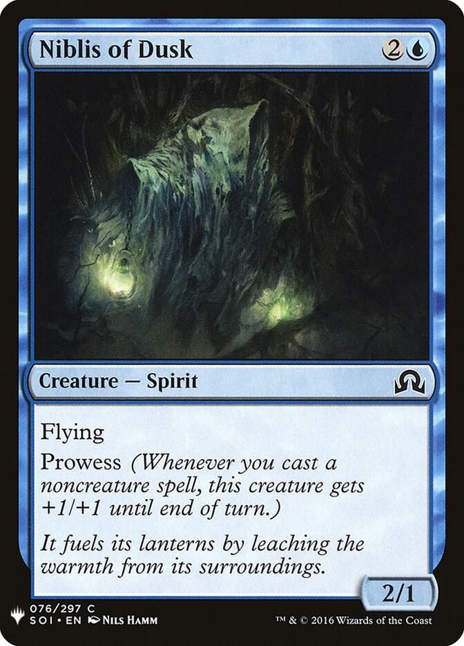 Niblis of Dusk 76 card from The List Reprints