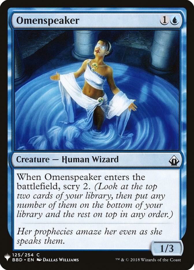 Omenspeaker 125 card from The List Reprints