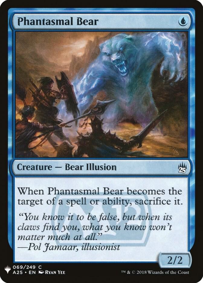Phantasmal Bear 69 card from The List Reprints