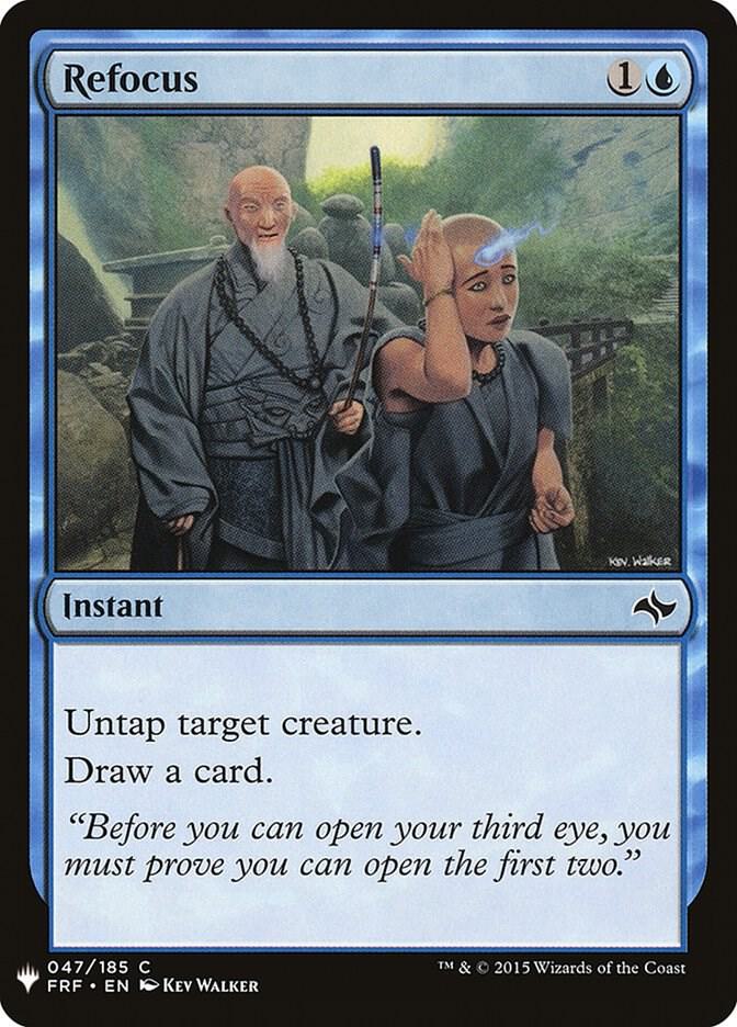 Refocus 47 card from The List Reprints